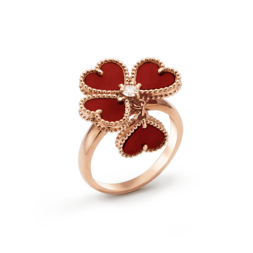[Amore]SWEET CLOVER CARNELIAN RING