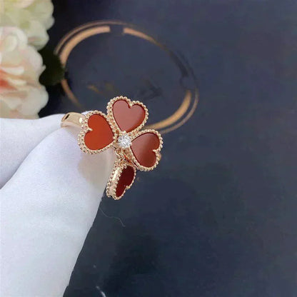 [Amore]SWEET CLOVER CARNELIAN RING