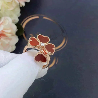 [Amore]SWEET CLOVER CARNELIAN RING