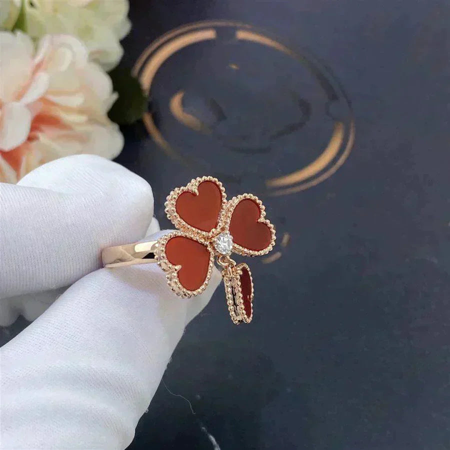[Amore]SWEET CLOVER CARNELIAN RING