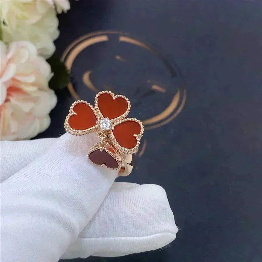 [Amore]SWEET CLOVER CARNELIAN RING