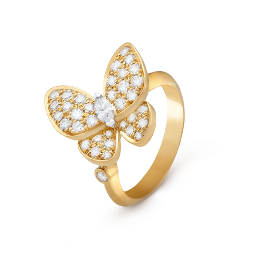 [Amore]BUTTERFLY DIAMOND RING