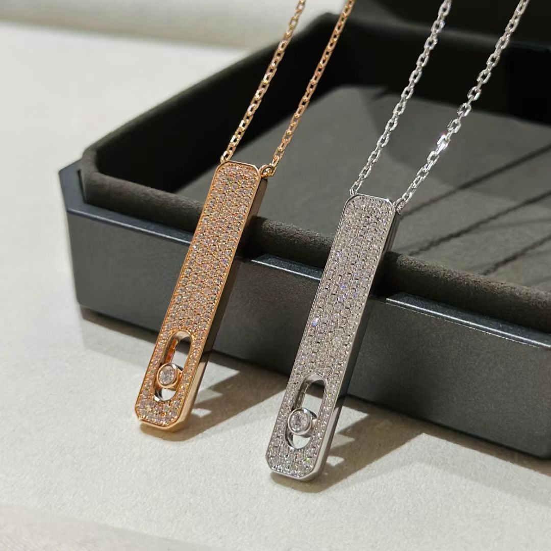 [Amore]MY FIRST DIAMOND PAVED NECKLACE