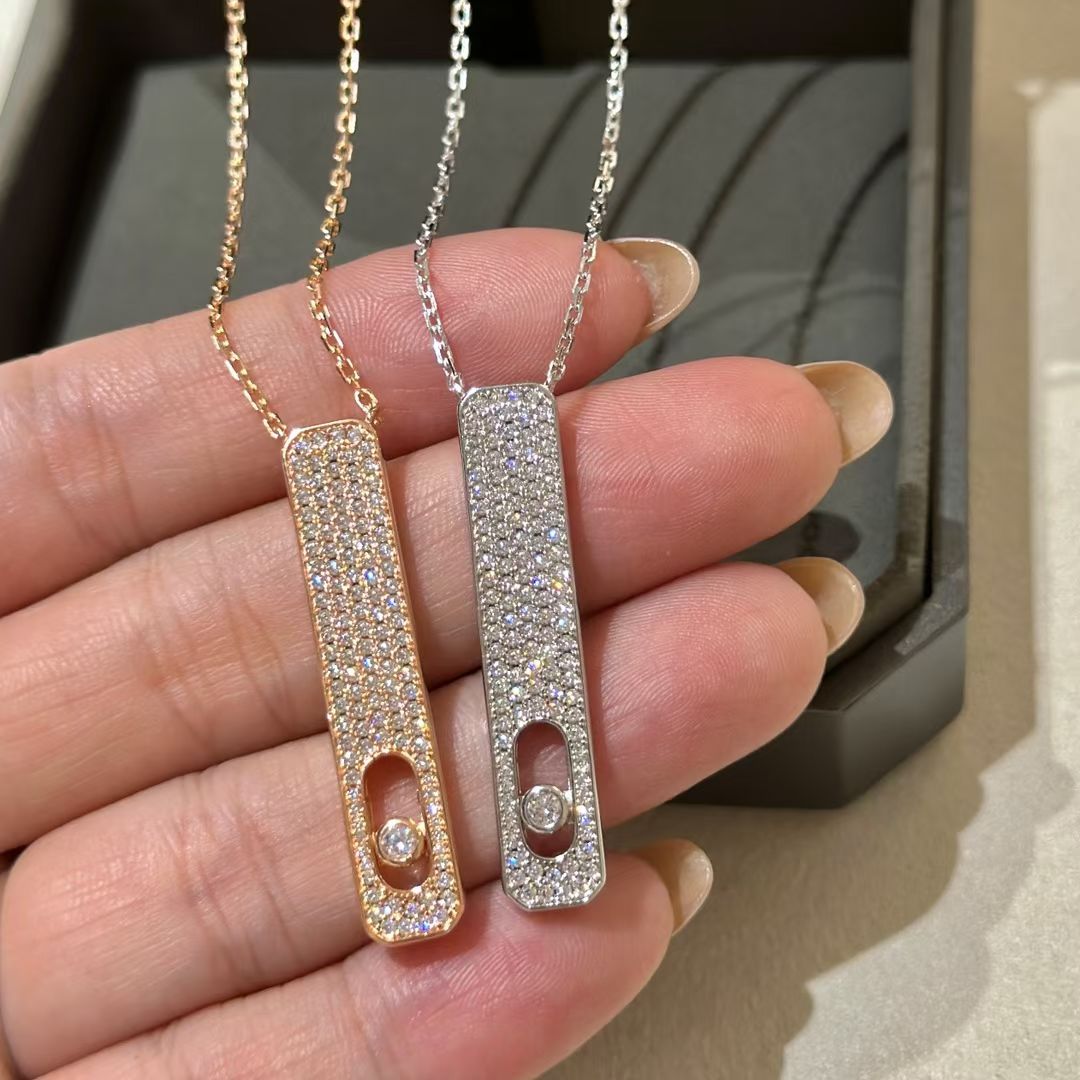 [Amore]MY FIRST DIAMOND PAVED NECKLACE