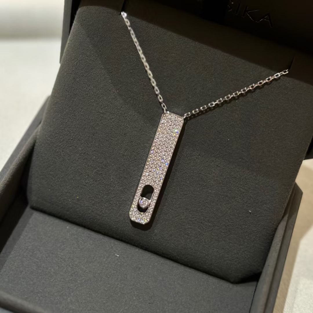 [Amore]MY FIRST DIAMOND PAVED NECKLACE