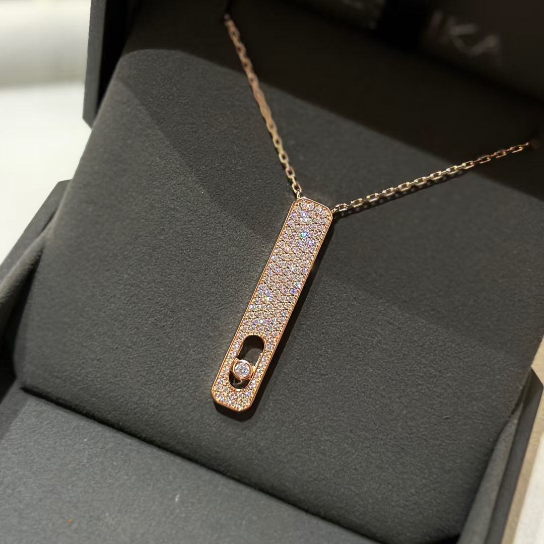 [Amore]MY FIRST DIAMOND PAVED NECKLACE