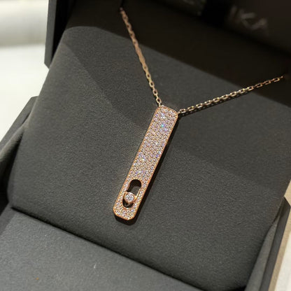 [Amore]MY FIRST DIAMOND PAVED NECKLACE