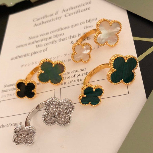 [Amore]CLOVER BETWEEN THE FINGER RING