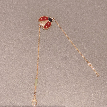 [Amore]LUCKY SPRING 1 MOTIF PINK GOLD BRACELET