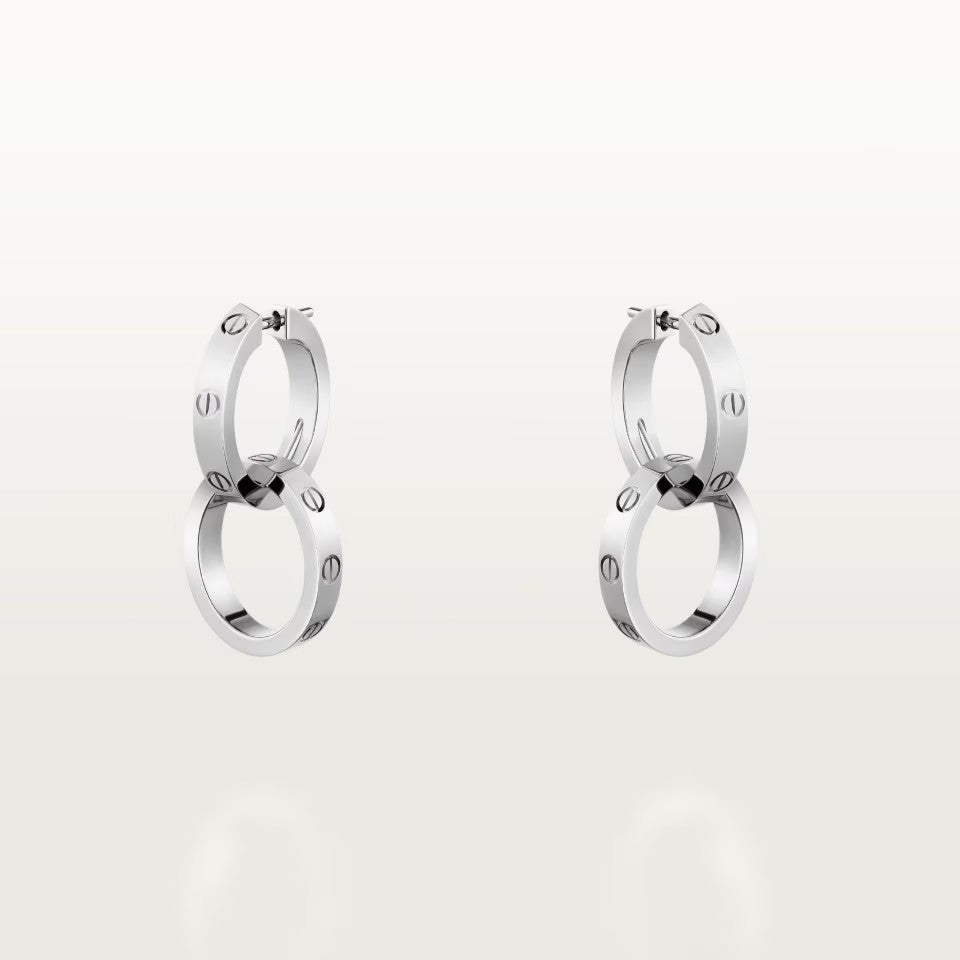 [Amore]LOVE 3.3MM DANGLE EARRINGS