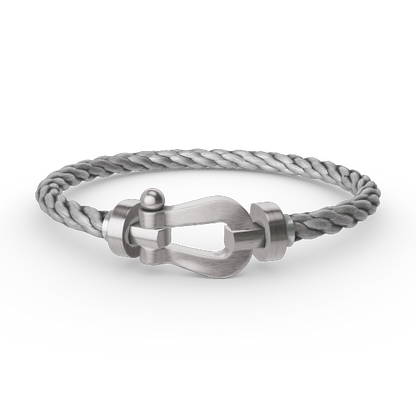 [Amore]FORCE LARGE HORSESHOE NO DIAMOND BRACELET SILVER