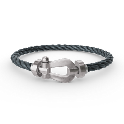 [Amore]FORCE LARGE HORSESHOE NO DIAMOND BRACELET SILVER