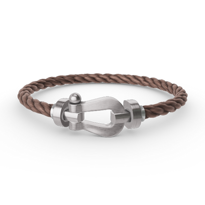 [Amore]FORCE LARGE HORSESHOE NO DIAMOND BRACELET SILVER