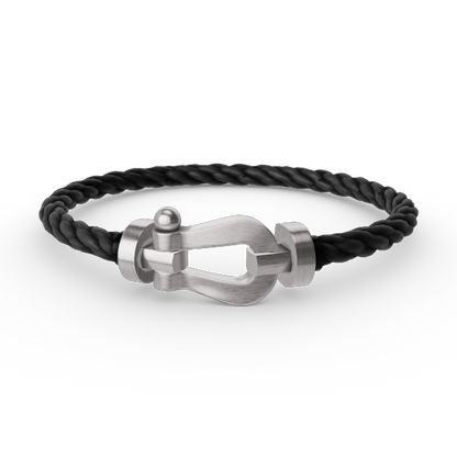 [Amore]FORCE LARGE HORSESHOE NO DIAMOND BRACELET SILVER