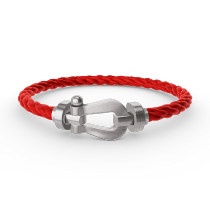 [Amore]FORCE LARGE HORSESHOE NO DIAMOND BRACELET SILVER