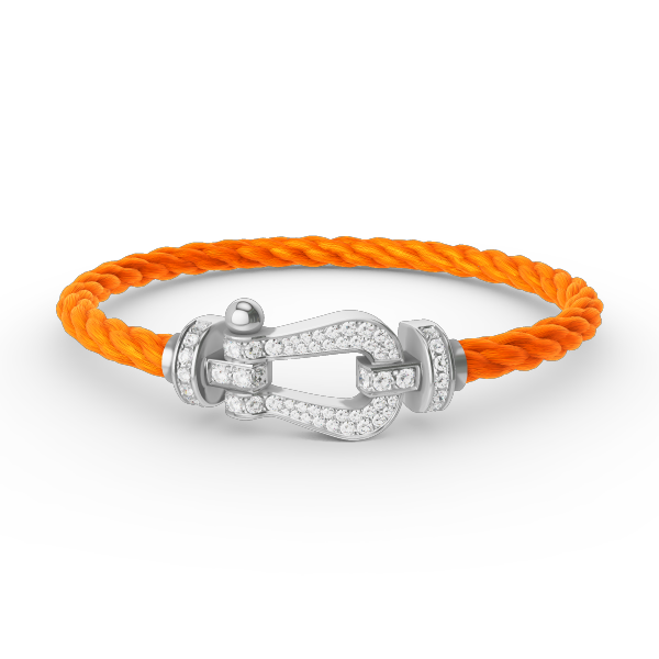 [Amore]FORCE LARGE HORSESHOE FULL DIAMOND BRACELET SILVER