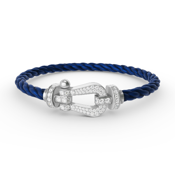 [Amore]FORCE LARGE HORSESHOE FULL DIAMOND BRACELET SILVER