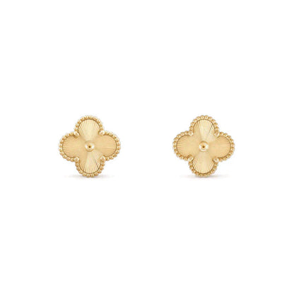 [Amore]CLOVER MEDIUM 1 MOTIFS LASER EARRINGS