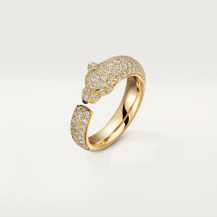 [Amore]PANTHERE PINK GOLD DIAMOND RING
