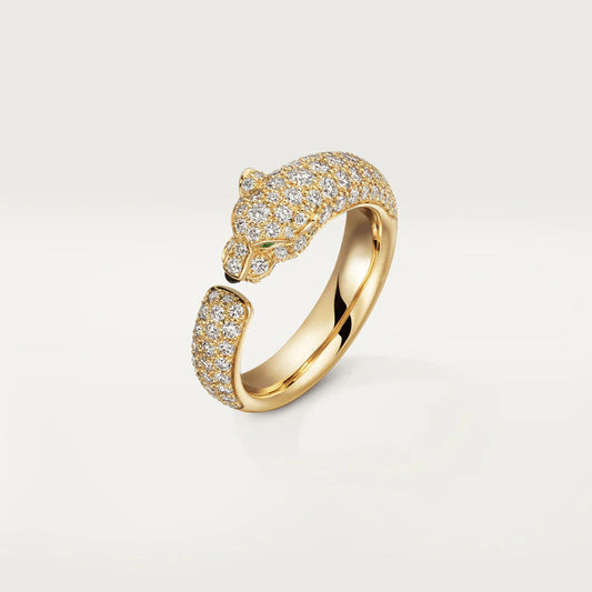 [Amore]PANTHERE PINK GOLD DIAMOND RING