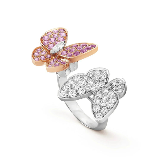 [Amore]TWIN BUTTERFLY DIAMOND RING